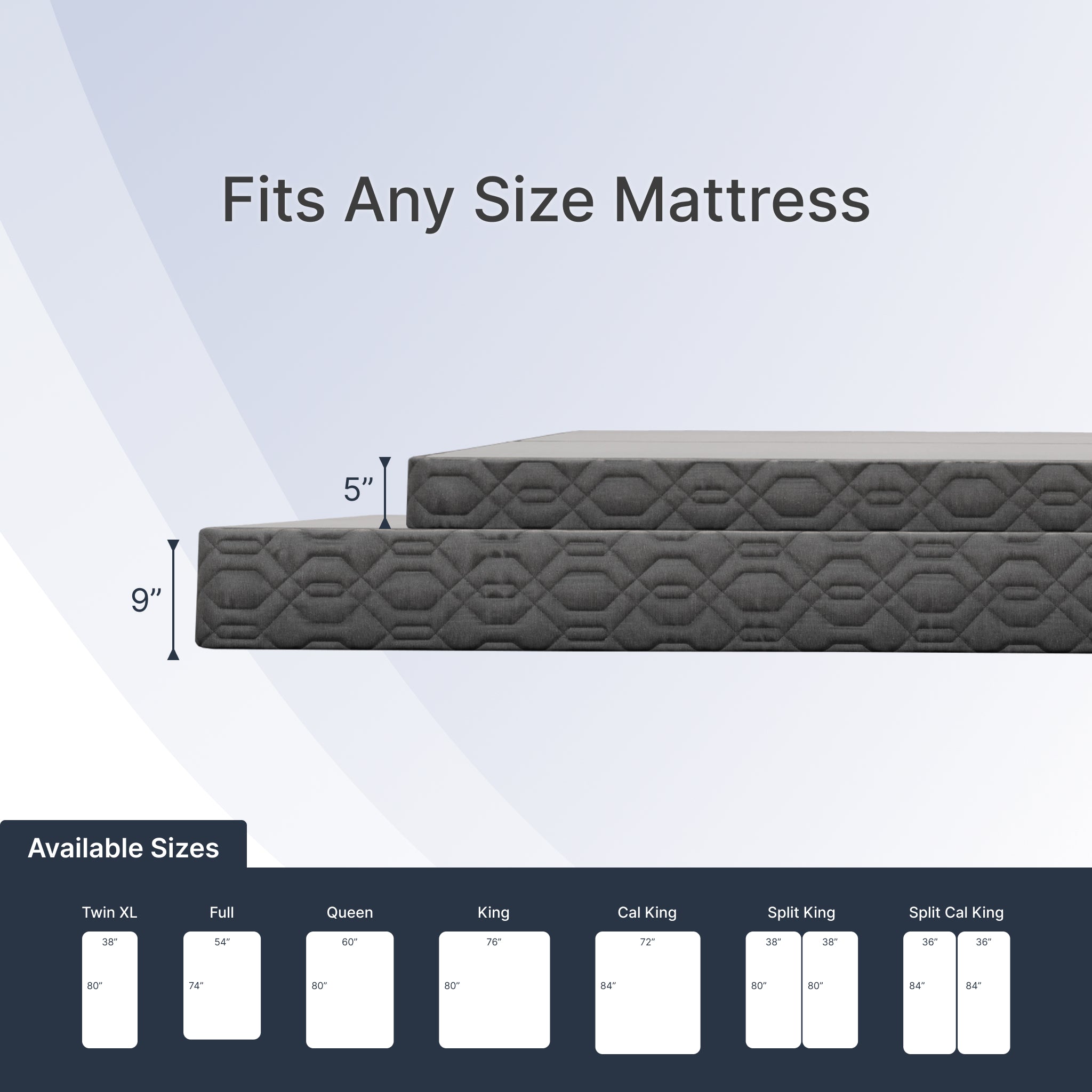 All sizes Beautyrest Black 5