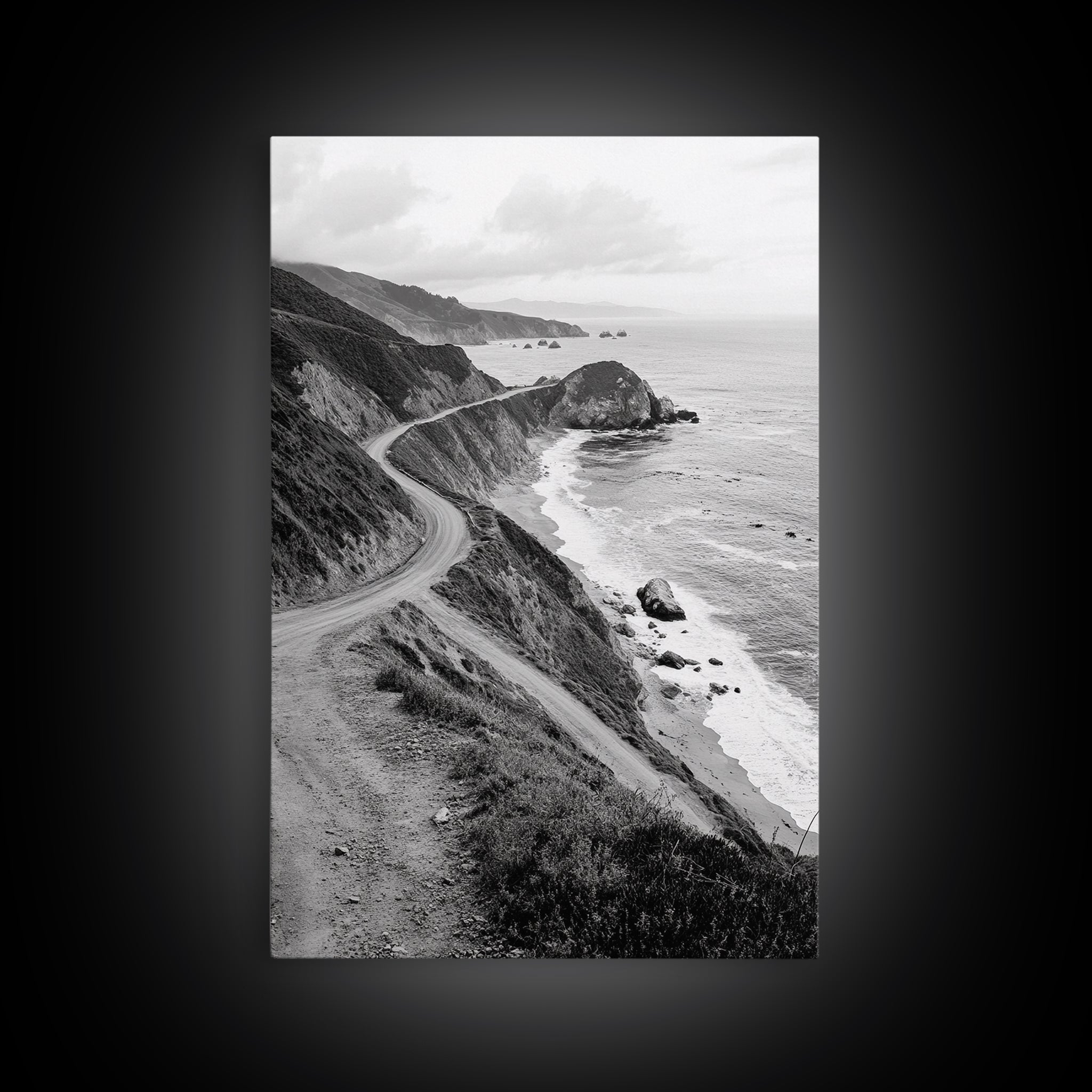 Winding Beach Road, Coastal Drive, Ocean Cliffs