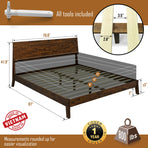 Serenity Solid Wood Bed Frame