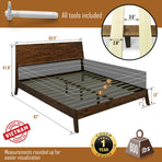 Serenity Solid Wood Bed Frame