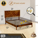 Sierra Solid Wood Bed Frame