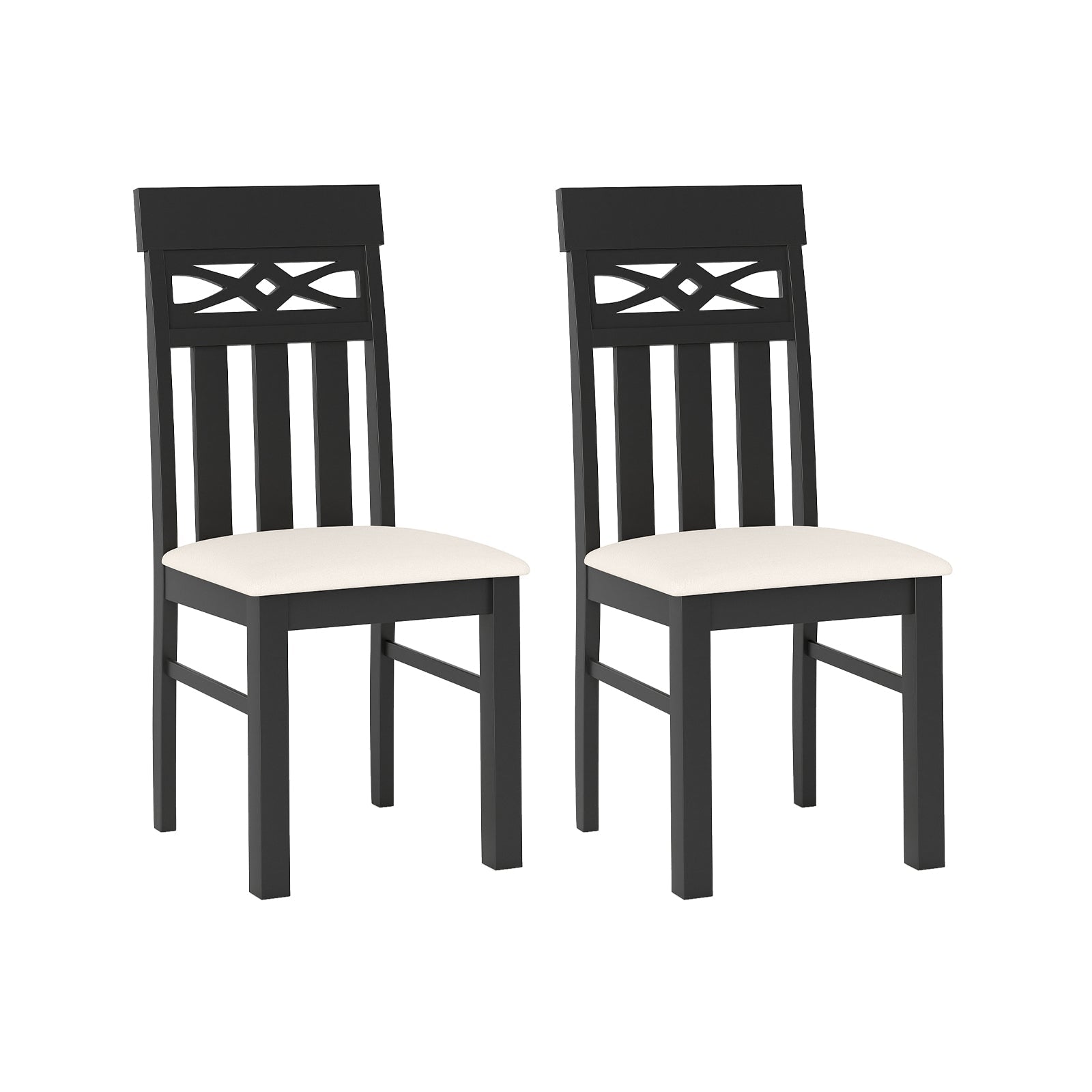 Dining Chairs Set of 2 High Back Dining Chairs