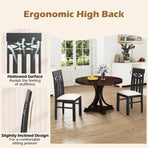 Dining Chairs Set of 2 High Back Dining Chairs