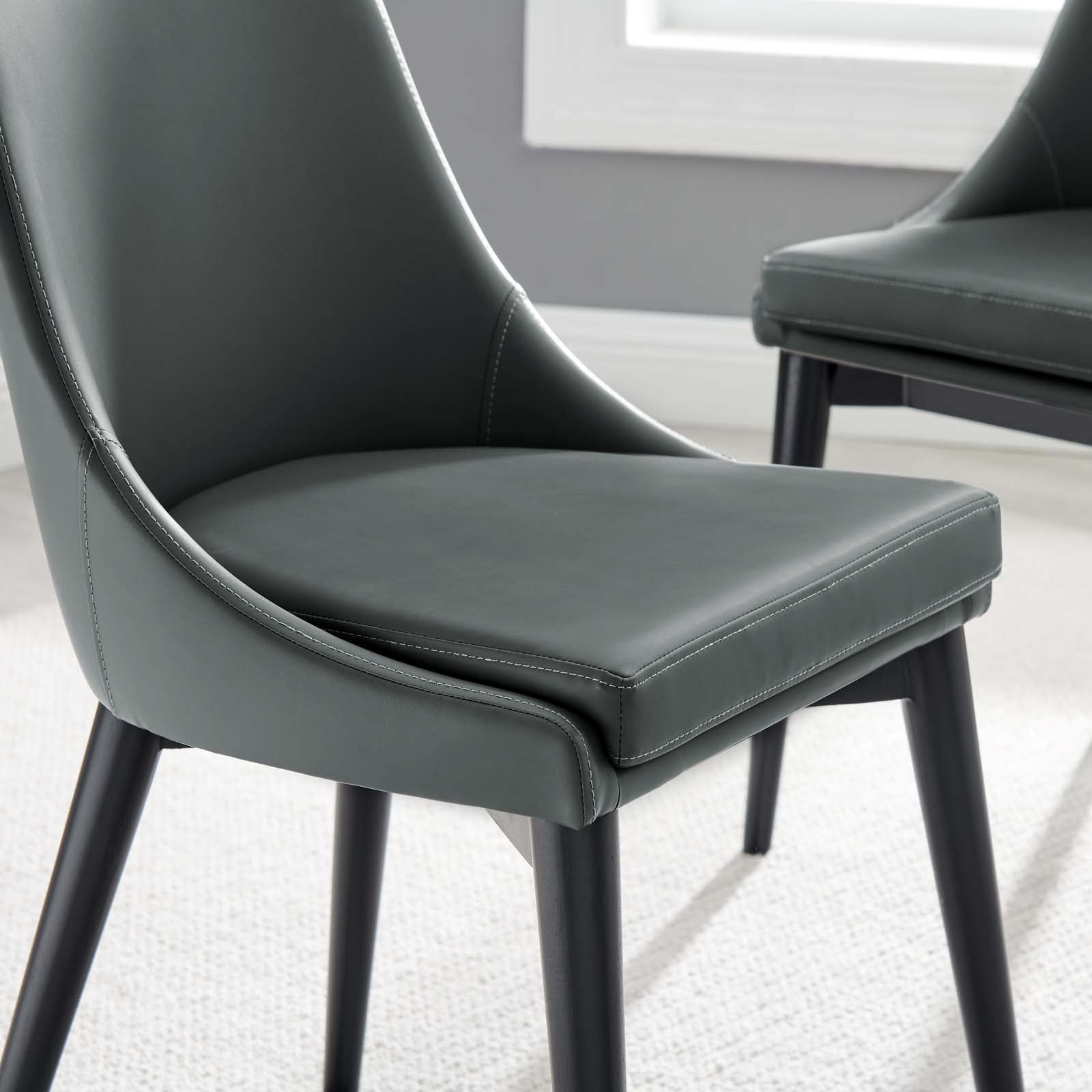 Viscount Vegan Leather Dining Chair by Modway