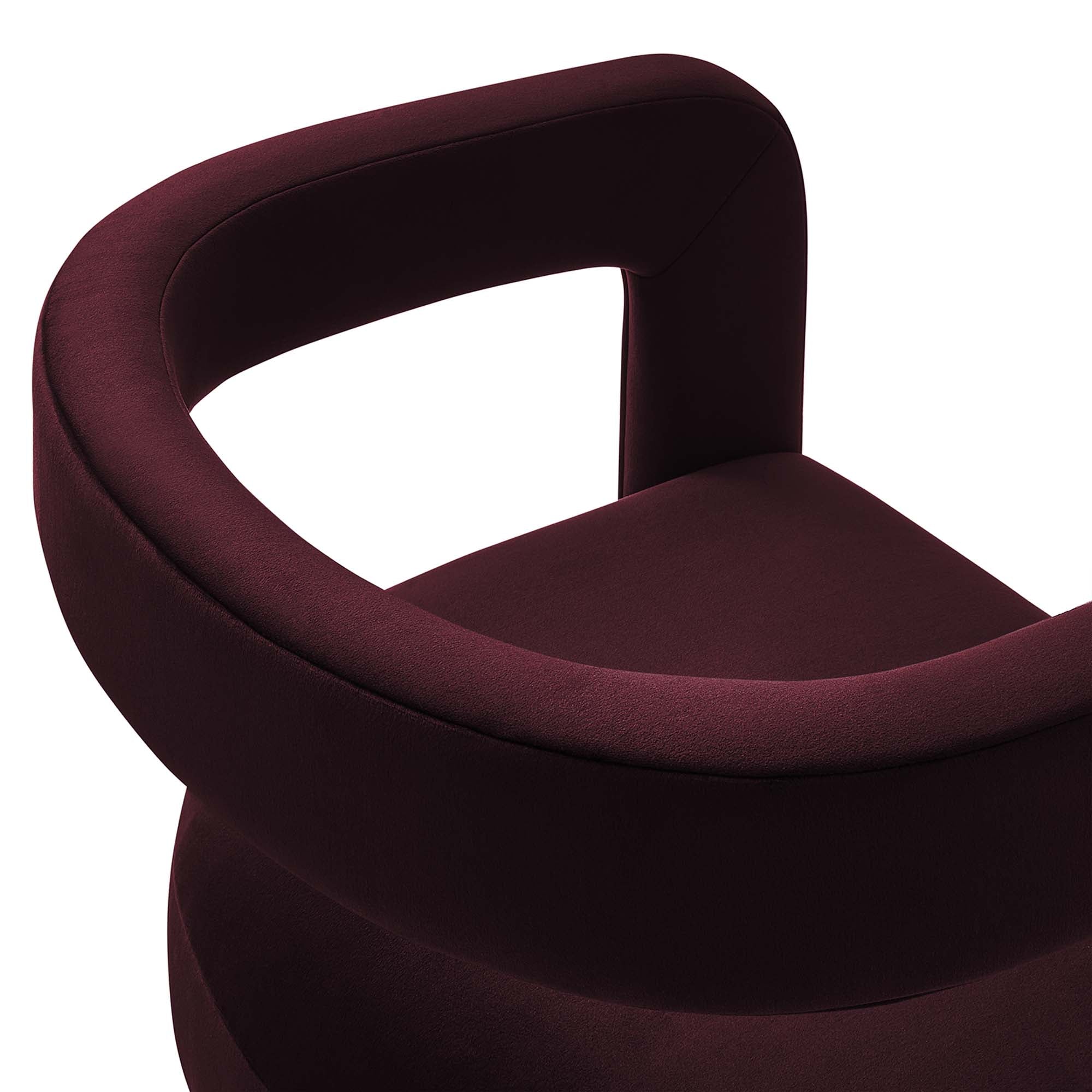 Winslow Barrel Performance Velvet Dining Chair  by Modway