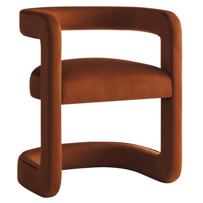 Winslow Barrel Velvet Dining Chair