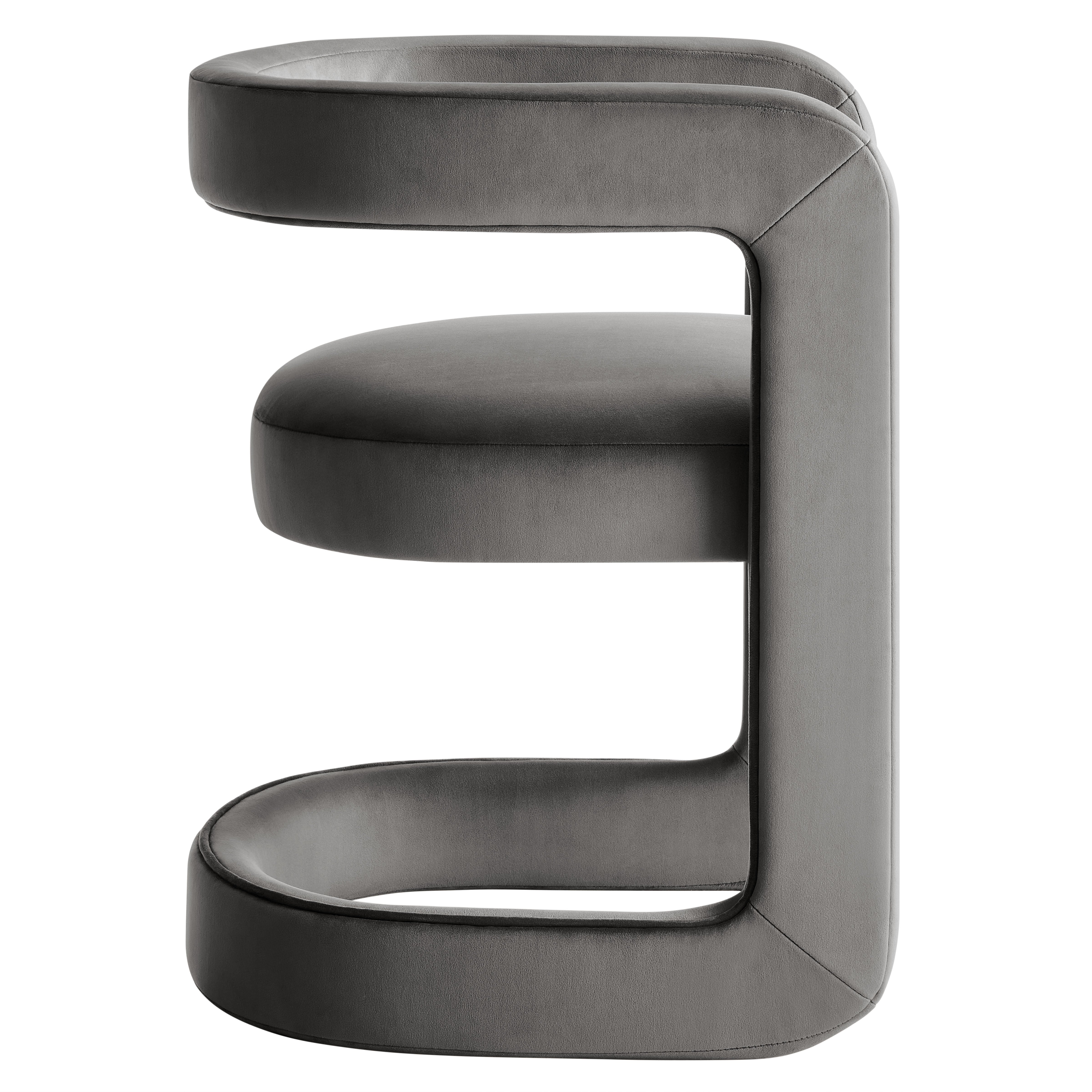 Winslow Barrel Performance Velvet Dining Chair  by Modway