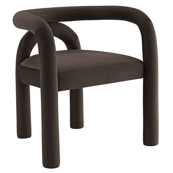 Dark Astrid Velvet Dining Chair