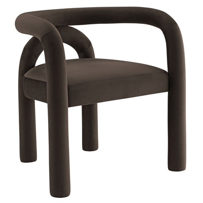 Dark Astrid Velvet Dining Chair