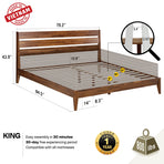 Emery Solid Wood Bed Frame