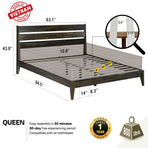 Emery Solid Wood Bed Frame