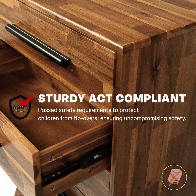 Linea Solid Wood Dresser
