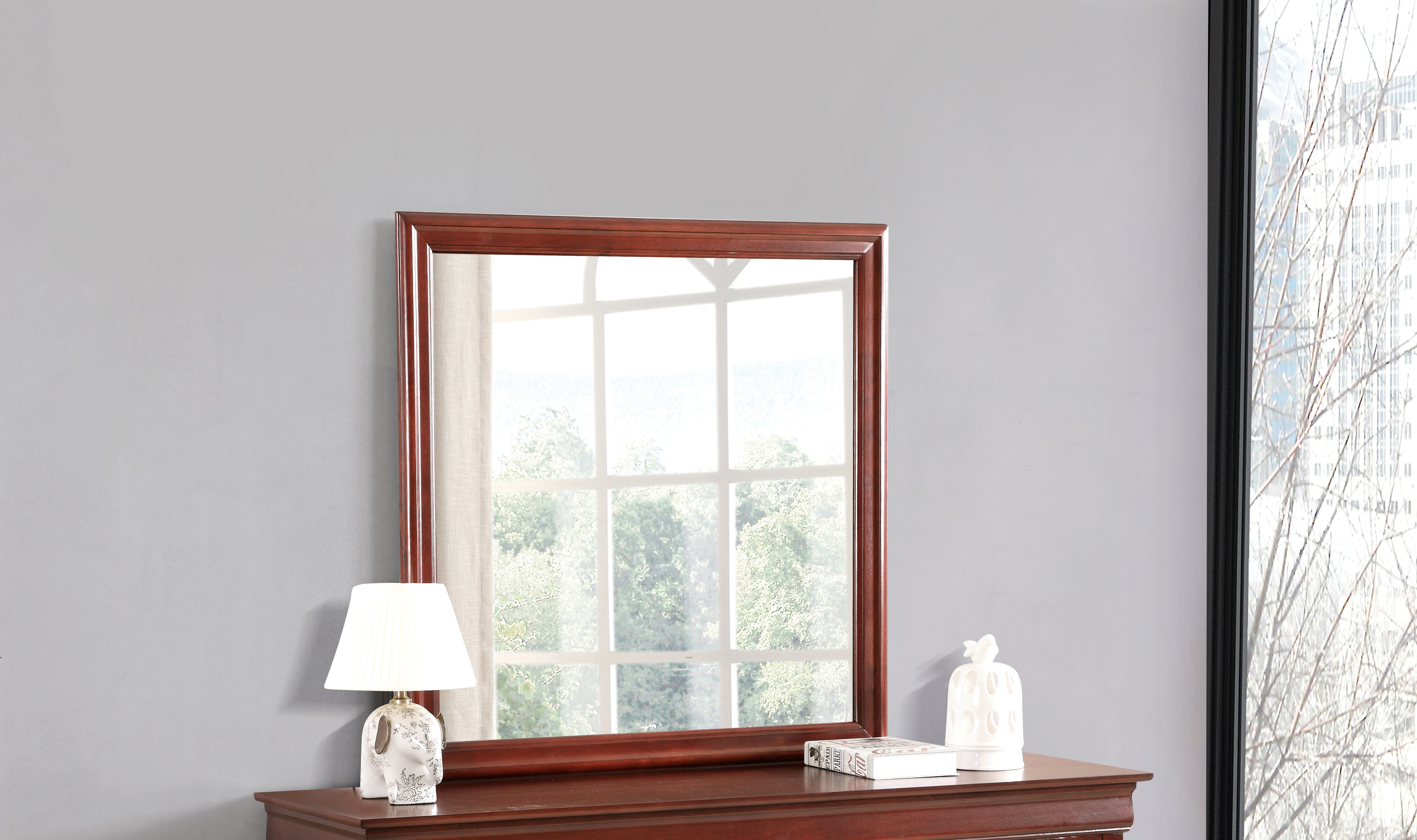 Louis Phillipe G3100-M Mirror, Cherry
