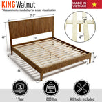 Bosk Solid Wood Bed Frame