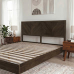 Alander Solid Wood Bed Frame
