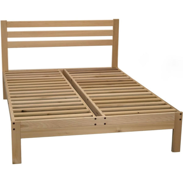 King size Solid Wood Platform Bed - Made in USA