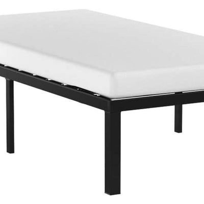 Twin size Modern 16-inch Sturdy Steel Metal Platform Bed Frame