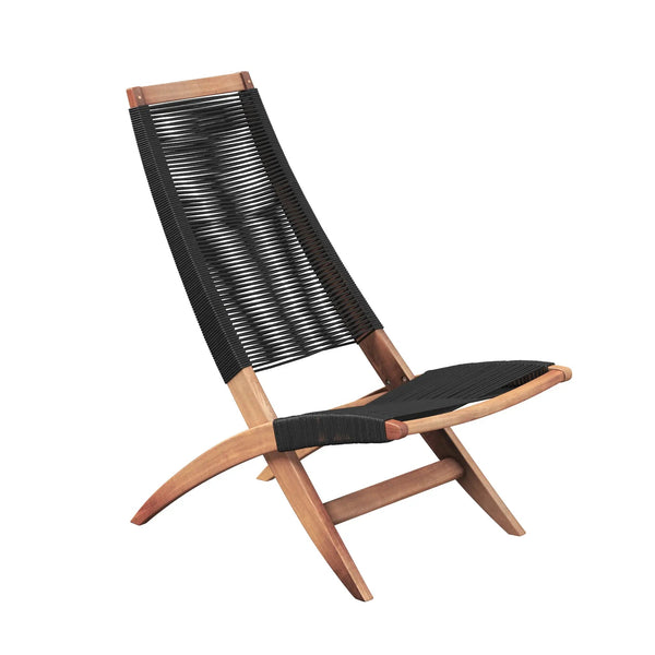 Lisa solid Acacia wood Modern Lounge Chair