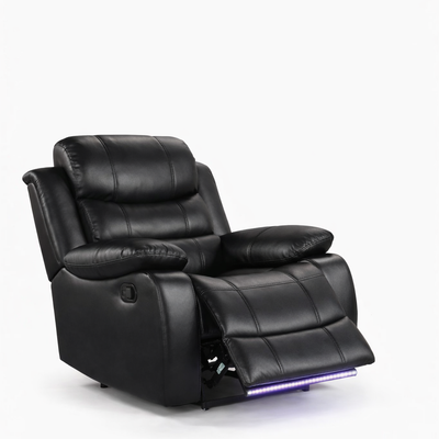 Orlando Black Single Recliner