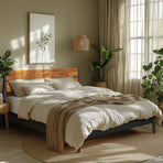 Callisto Solid Wood Bed Frame
