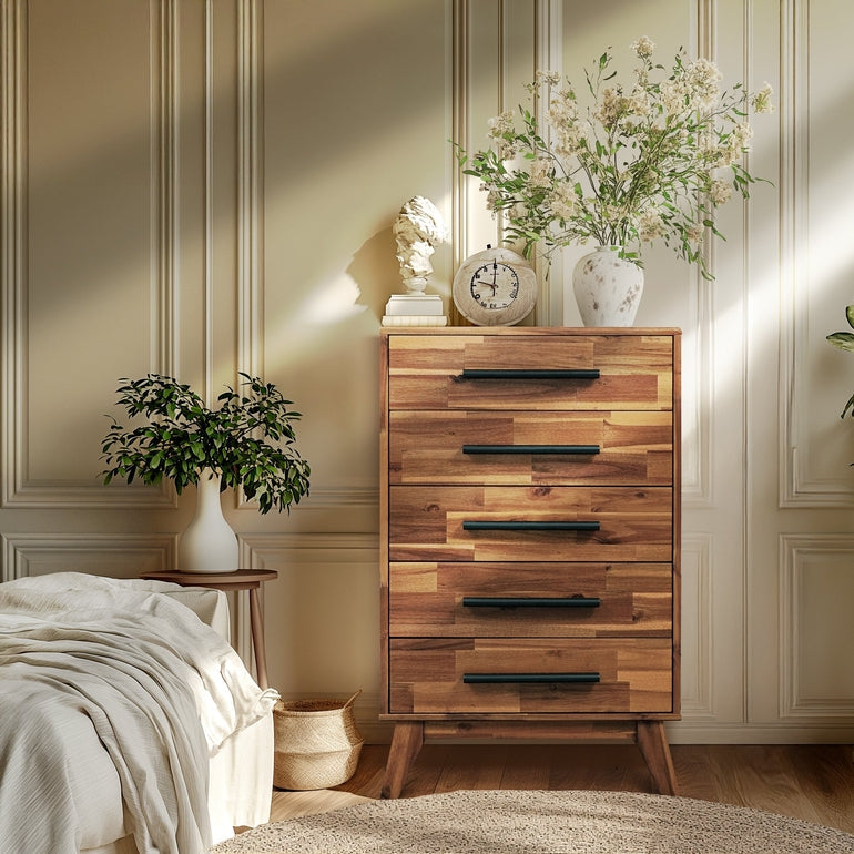 Linea Solid Wood Dresser