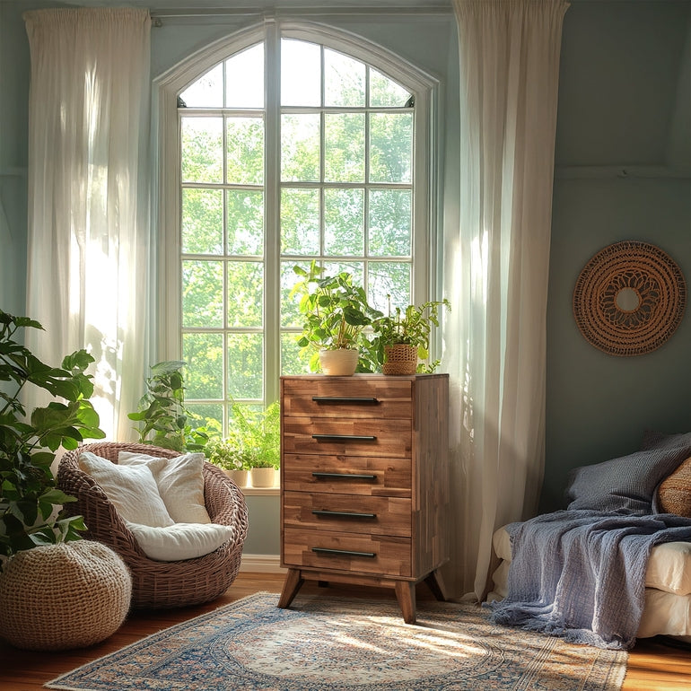 Linea Solid Wood Dresser