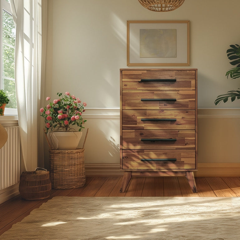Linea Solid Wood Dresser