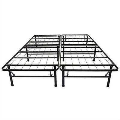 Queen size Black Metal Platform Bed Frame No box needed