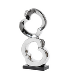 Two Apples Sculpture Decor