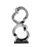 Two Apples Sculpture Decor