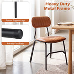 Dining Chairs Set of 2 with Ergonomic Back