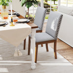 Set of 2 Upholstered Dining Chairs