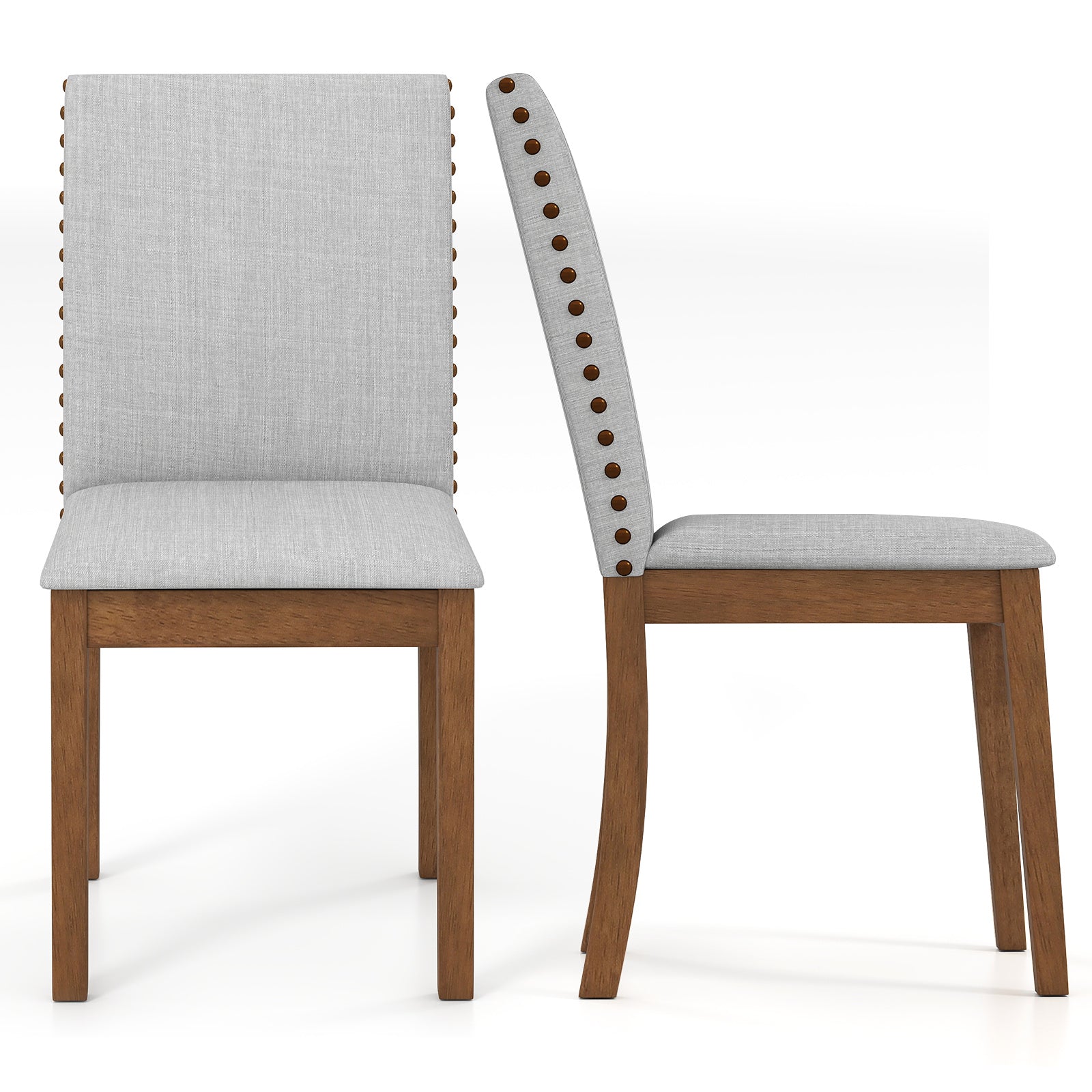 Set of 2 Upholstered Dining Chairs