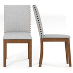 Set of 2 Upholstered Dining Chairs