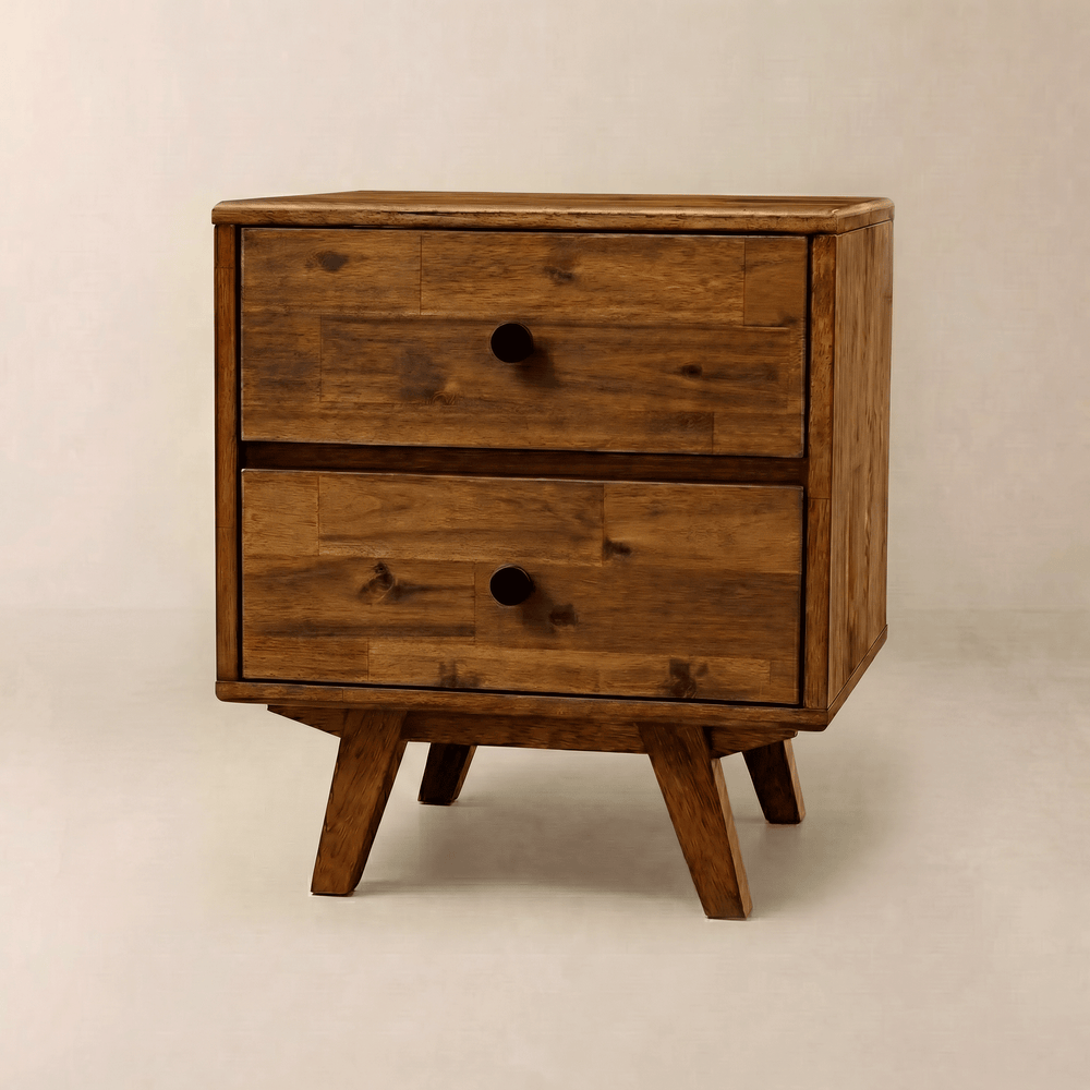 Silvia Solid Wood Nightstand