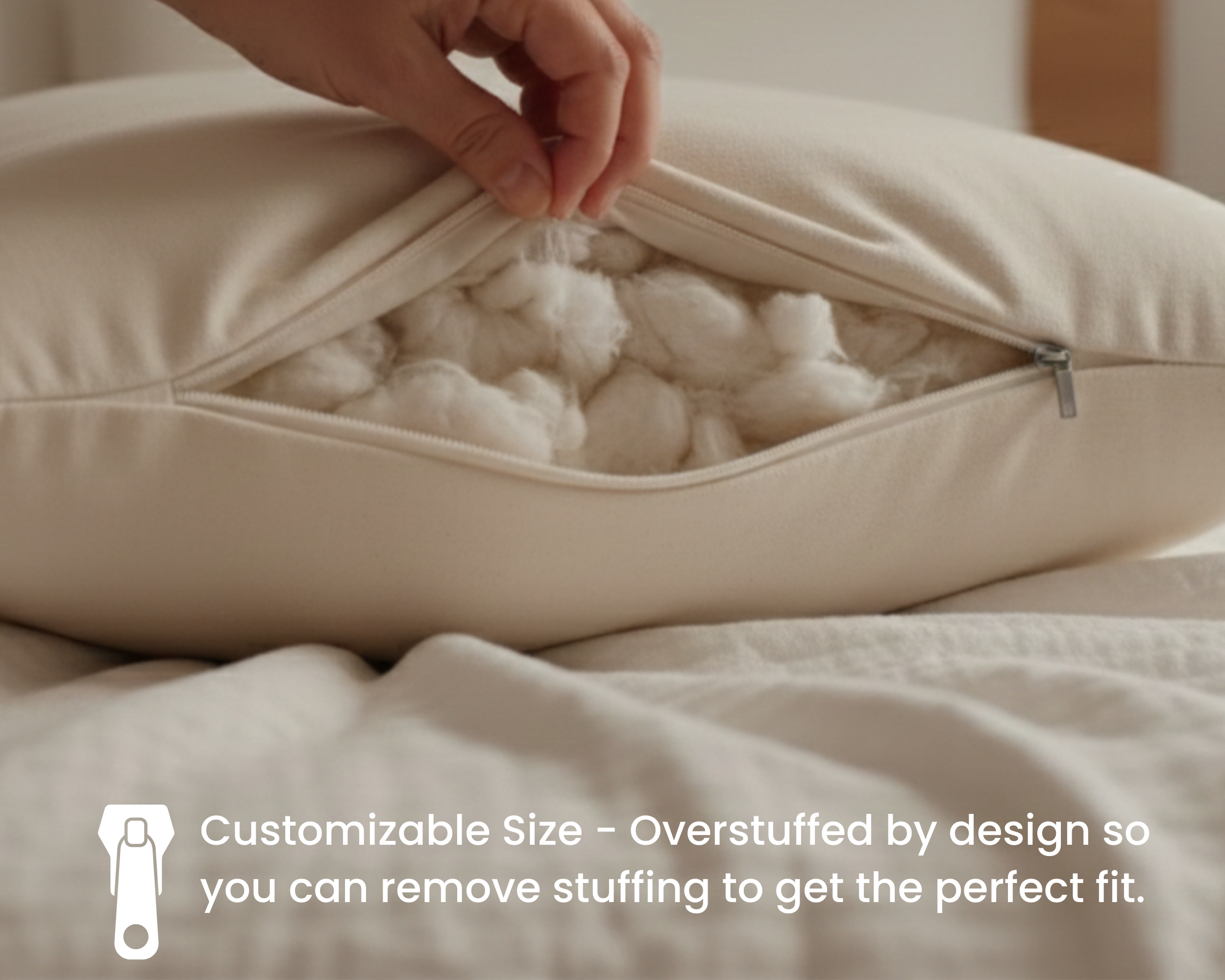 Signature Organic Cotton Pillow Single