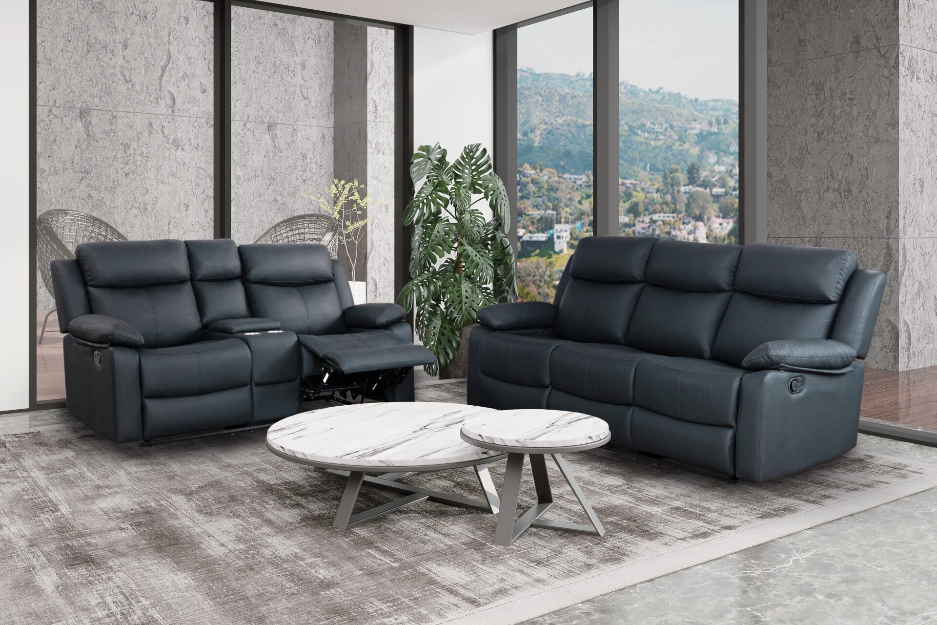 Desmont U6026 Reclining Sofa and Love seat