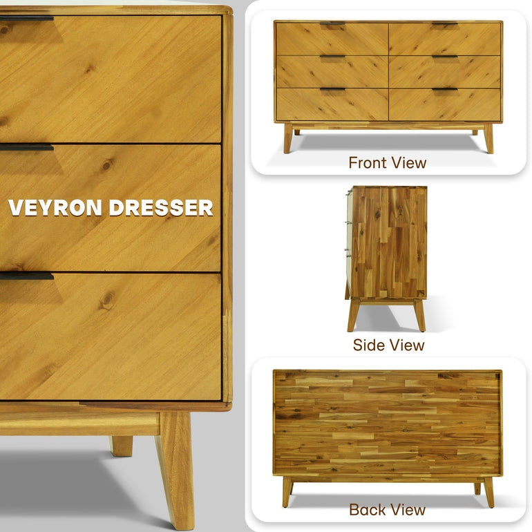 Veyron 6 Drawers Dresser