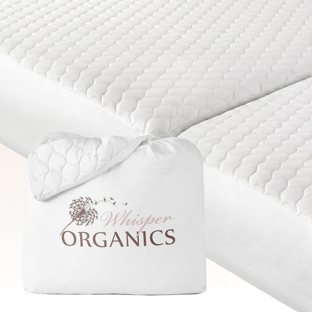 Organic Cotton Quilted Mattress Pad Protector