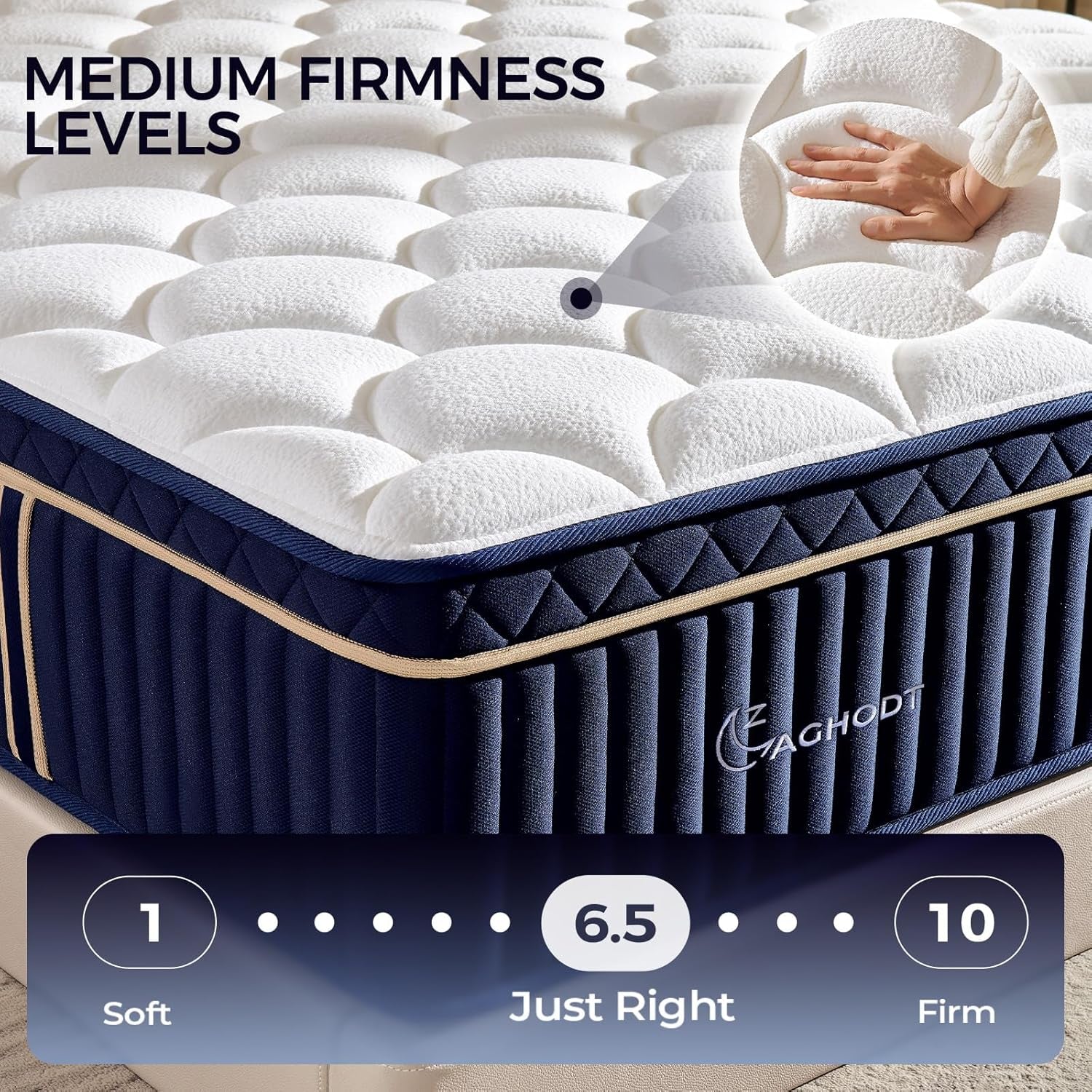 Queen Hybrid Mattress In Box Premium MemoryFoam Comfort