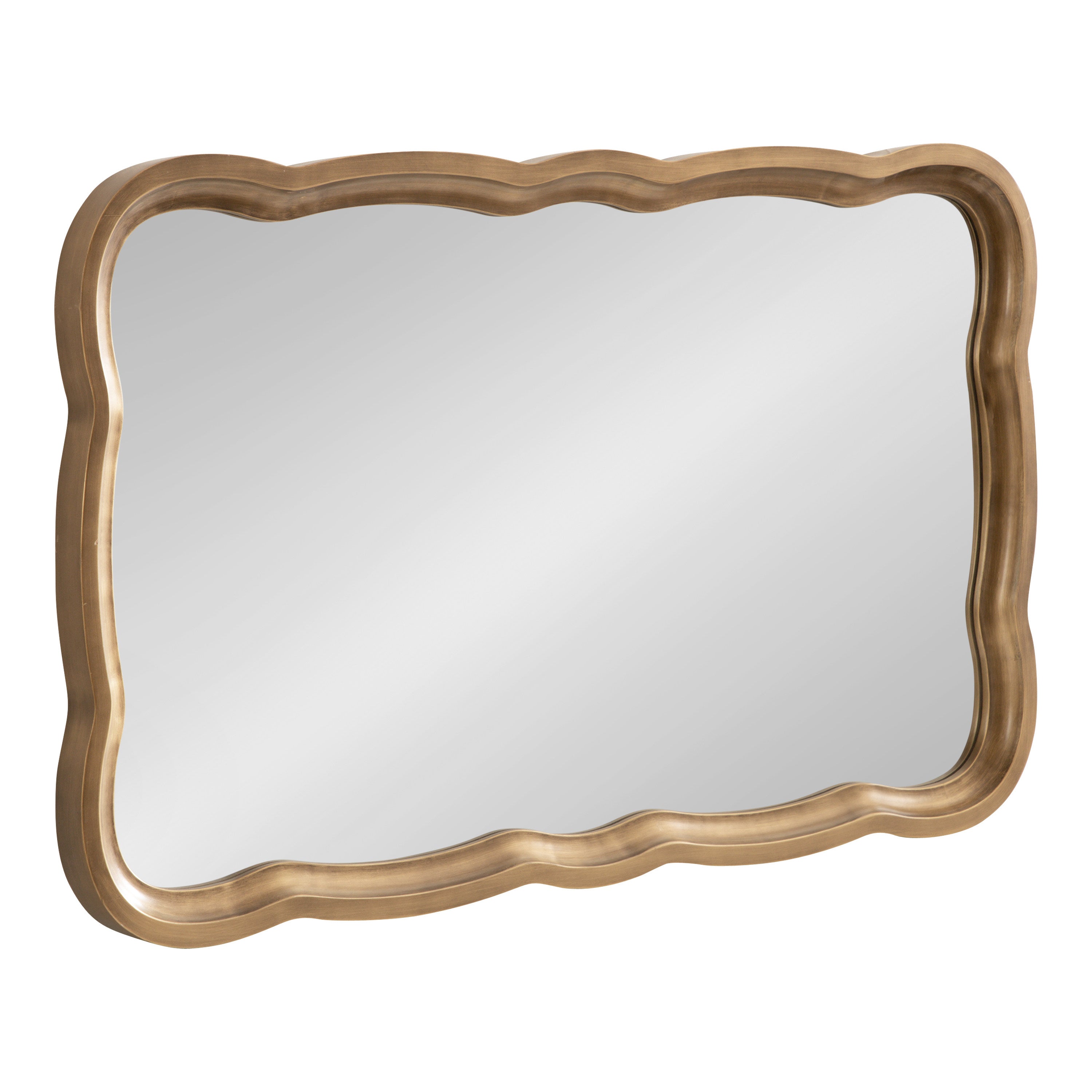 Hatherleigh Scallop Wood Wall Mirror
