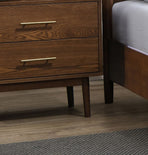 Walnut Color 3-Piece Bedroom Set