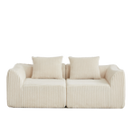 Minimalist Sofa Featuring Curved Lines