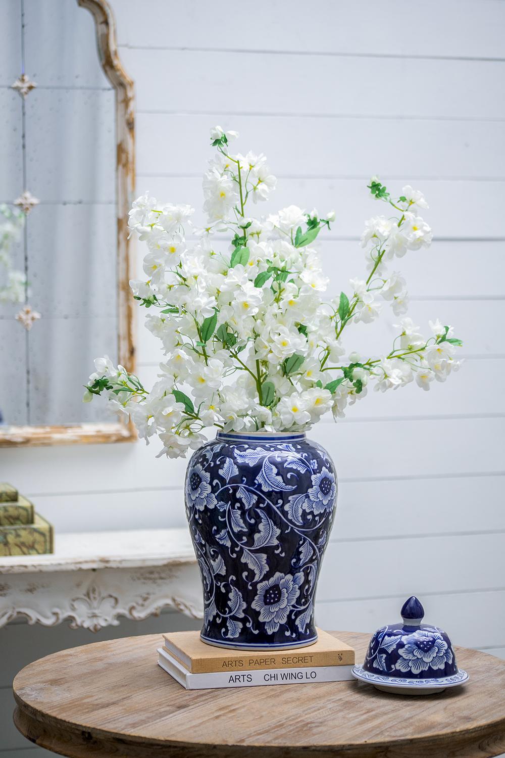 Genuine Porcelain Decorative Ginger Jar