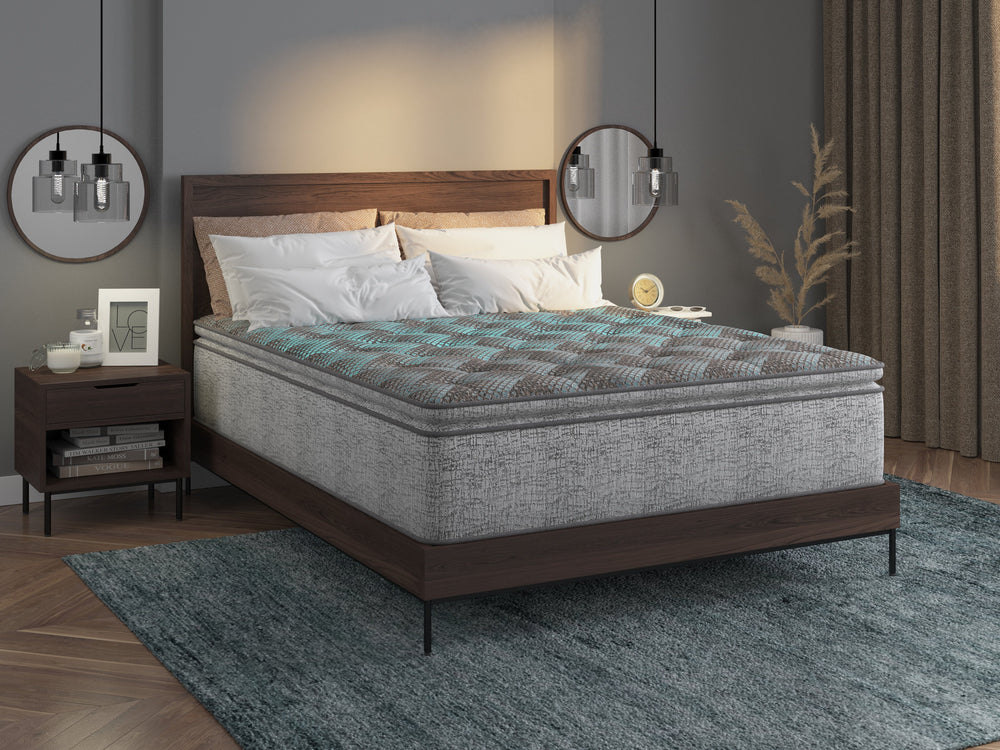King - Restonic Comfort Care 14" Euro Top Hybrid Mattress