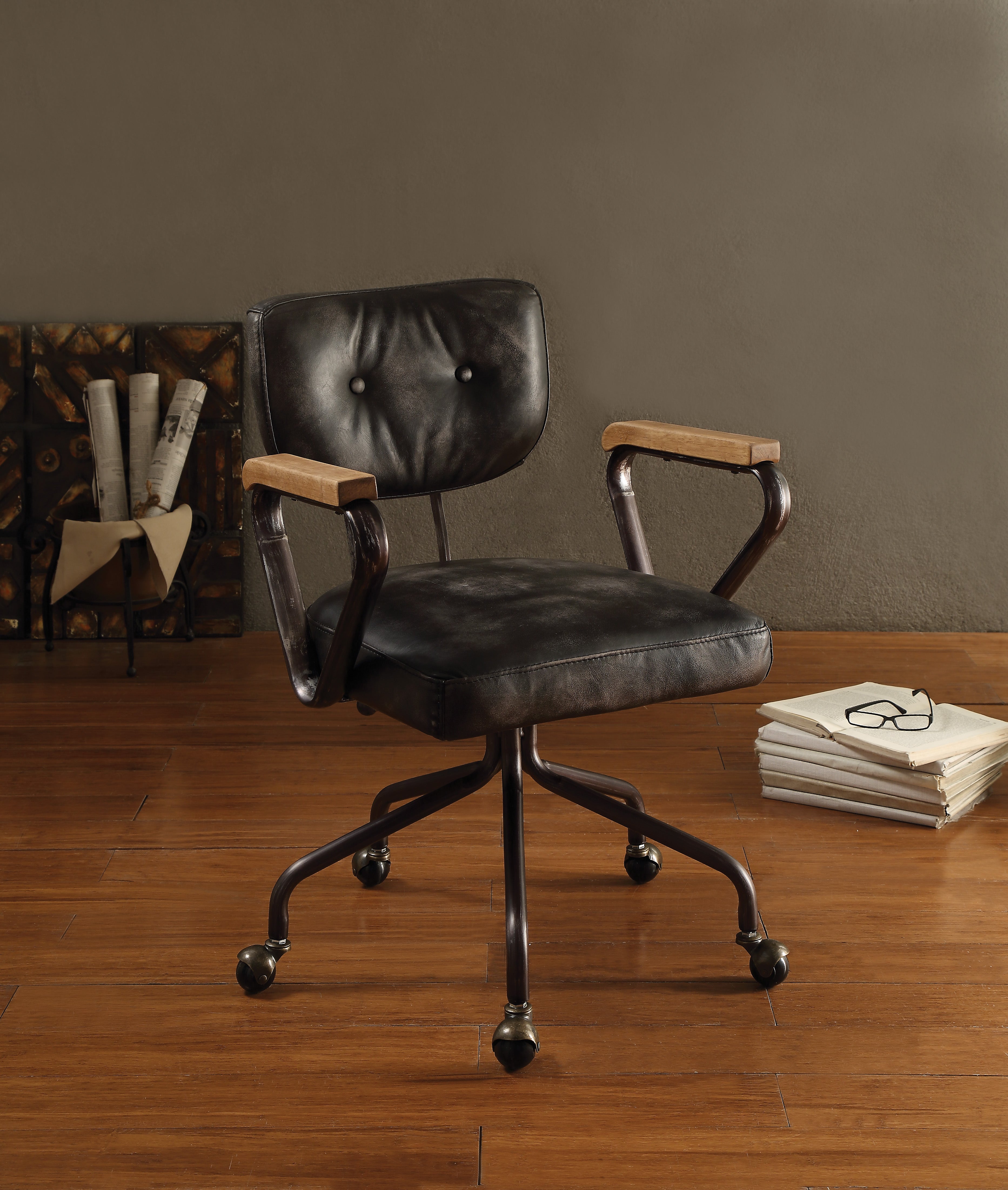 Hallie Vintage Office Chair