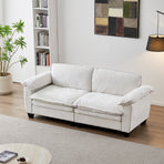 Luxury Chenille Upholstered Loveseat