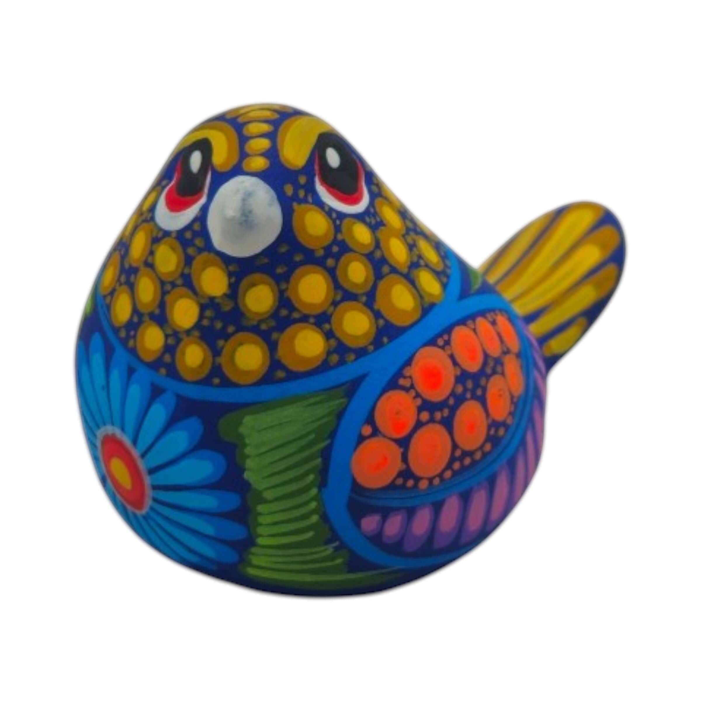 Alebrije Bird Figurine | Colorful Mexican Folk Art