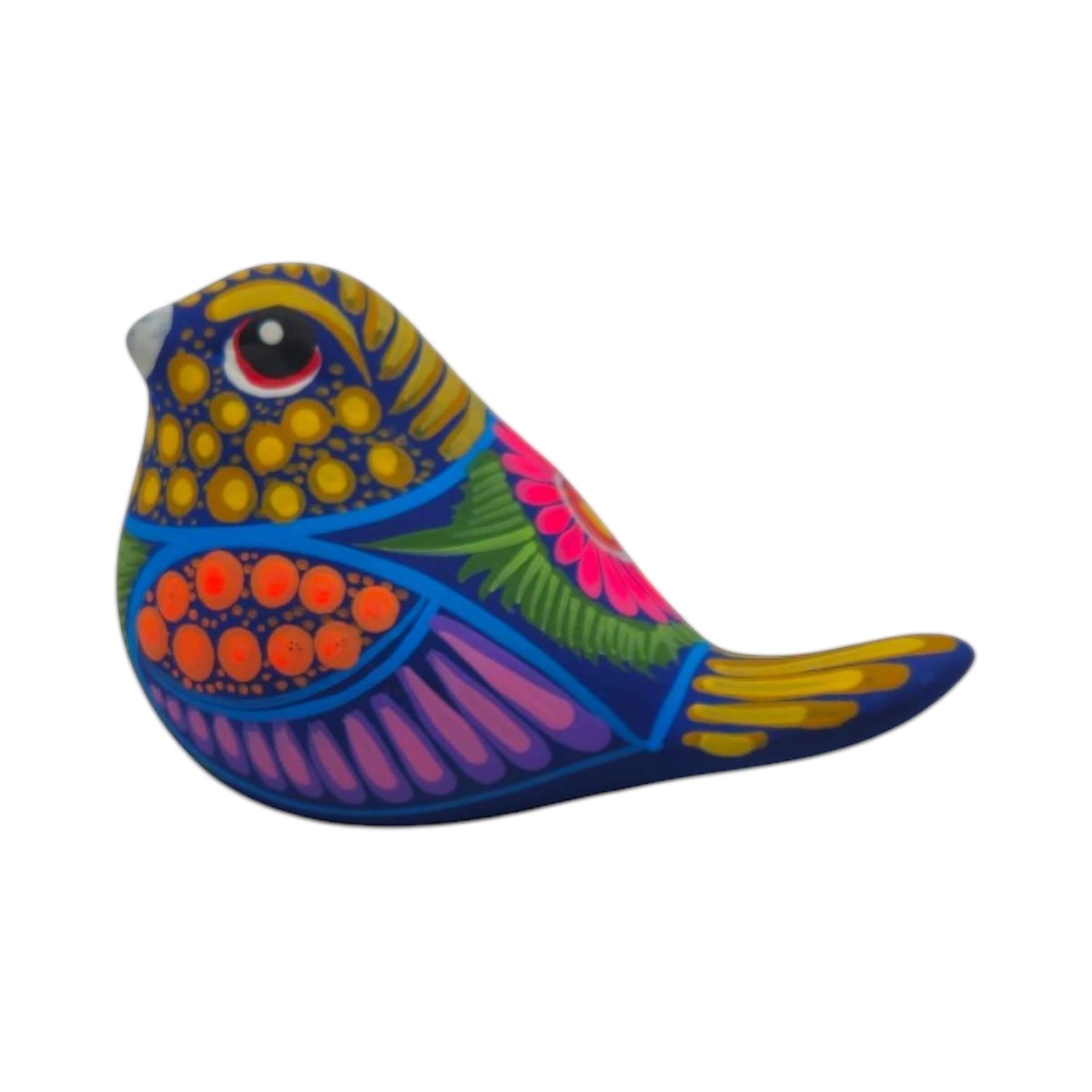 Alebrije Bird Figurine | Colorful Mexican Folk Art