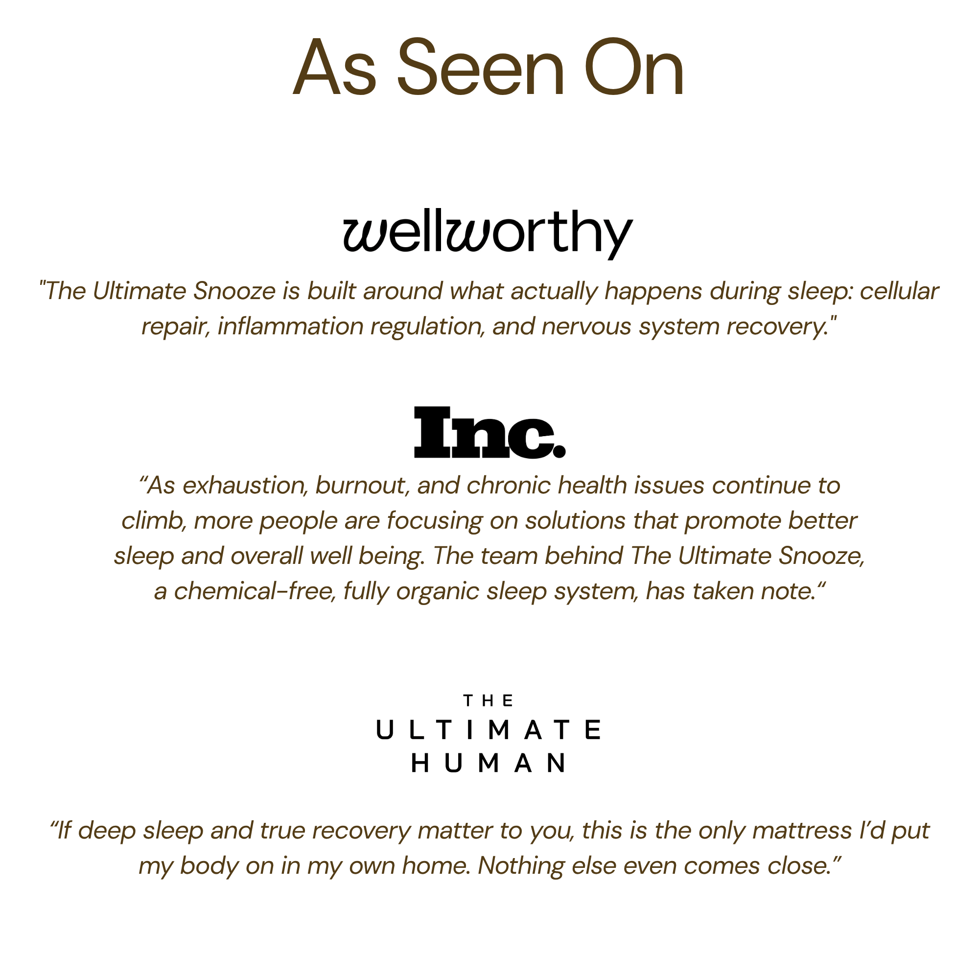 The Ultimate Recovery Mattress by Gary Brecka | Medium Feel